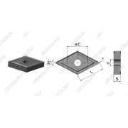 VNMG160404-SM-HS7115 Пластина токарная