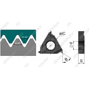 T16ER-AG60S-1205 Пластина резьбовая