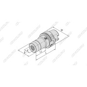 HSK63A-HDC-10-080 Гидропластовый патрон