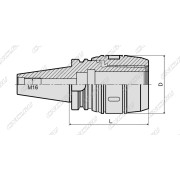 Патрон цанговый BT40-SC20-100
