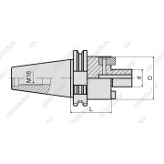 Оправка для насадных фрез SK40-FMB16-060