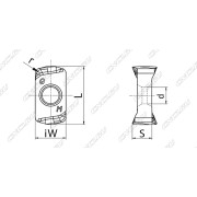 LOGU030310ER-GM-1020 Пластина фрезерная