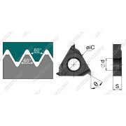 16IR-20UN-HR5225 Пластина резьбовая