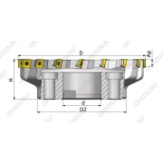 PF02.12D60.315.24 Фреза торцевая насадная