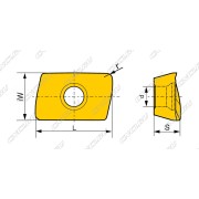 XOMX120408TR-M3-1310 Пластина фрезерная