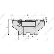 AF02.12B32.100.05 Фреза торцевая насадная
