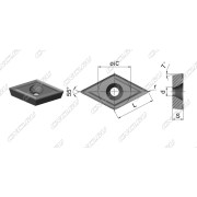DCMT11T302-SM3-1310 Пластина токарная