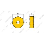 XNMX090612-M-HS5130 Пластина фрезерная