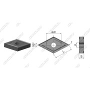 DNMG150608-GT-HS8215 Пластина токарная