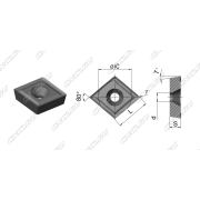 CCMT060204-MP-HS8115 Пластина токарная